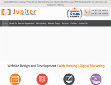 Tablet Screenshot of jupiterindia.com